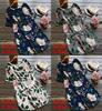 Goodlooking Women Uk Long Sleeve Floral Printed Tunic Tops T Shirt Mini Dress