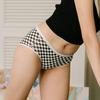 Meunder Wooden Triangle Panties Checkerboard 3 Colors