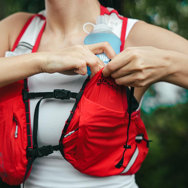 ANMEILU 2.5L Off-road Backpack Running Vest Marathon Outdoor ultra Light Water Bottle Bag Ultra Light Backpack