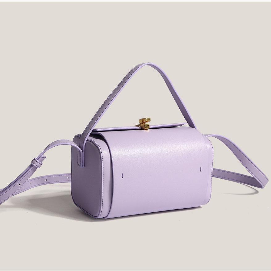 Малиново-фиолетовая сумка-коробка Boston, новая модная портативная маленькая квадратная сумка-ниша с кожаным ремешком через плечо