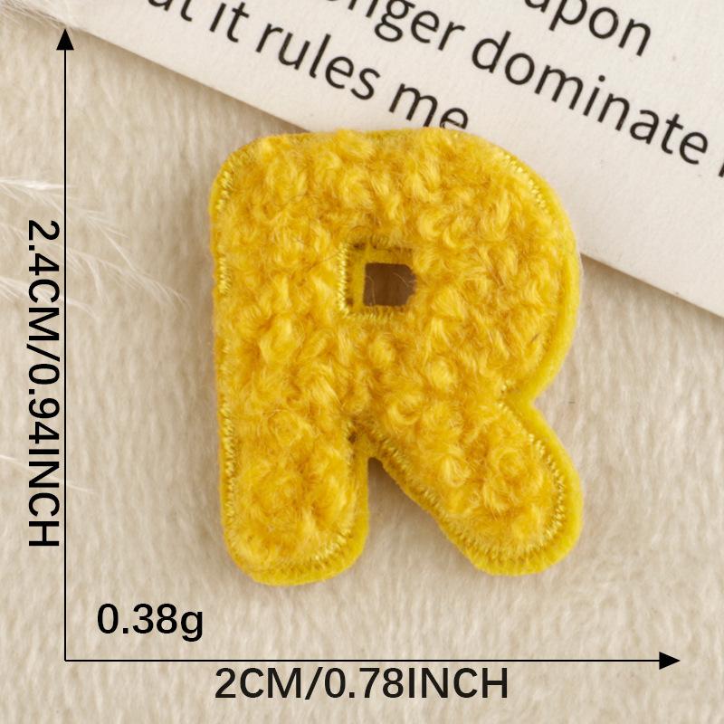Вышитая нашивка на полотенце, вышитая нашивка, оригинальная нашивка из 26 букв, аксессуары для одежды, аксессуары для самостоятельного изготовления, вышитая наклейка на ткань