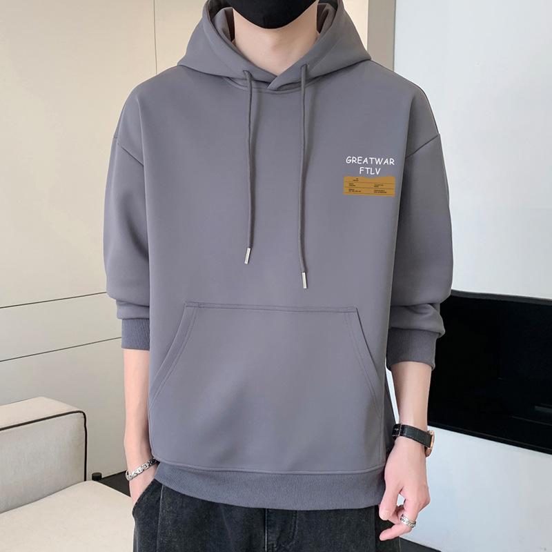 Толстовка с капюшоном Tide весна и осень новая мужская модная толстовка с капюшоном с длинными рукавами для молодой красивой футболки