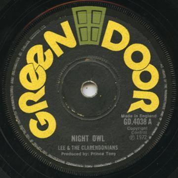 7inch Record HUBERT LEE & THE CLARENDONIANS / PR - Night Owl / Night Owl (Version) GD4038 Green Door 1972 UK Reggae, Ska & Dub Used