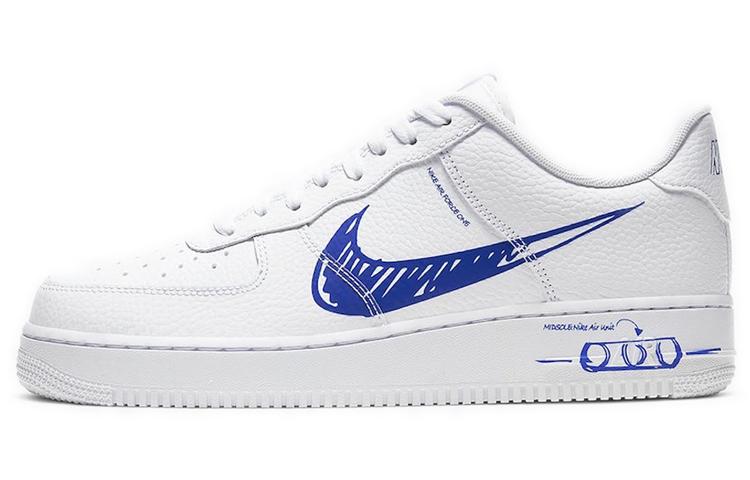 Nike Air Force 1 Low Sketch White Royal CW7581-100