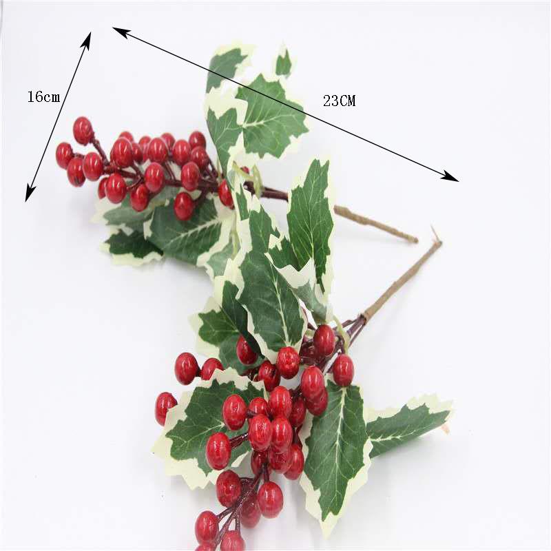 Snowflake Jute Rope & Red Berry Christmas Bouquet DIY Wreath Accessories
