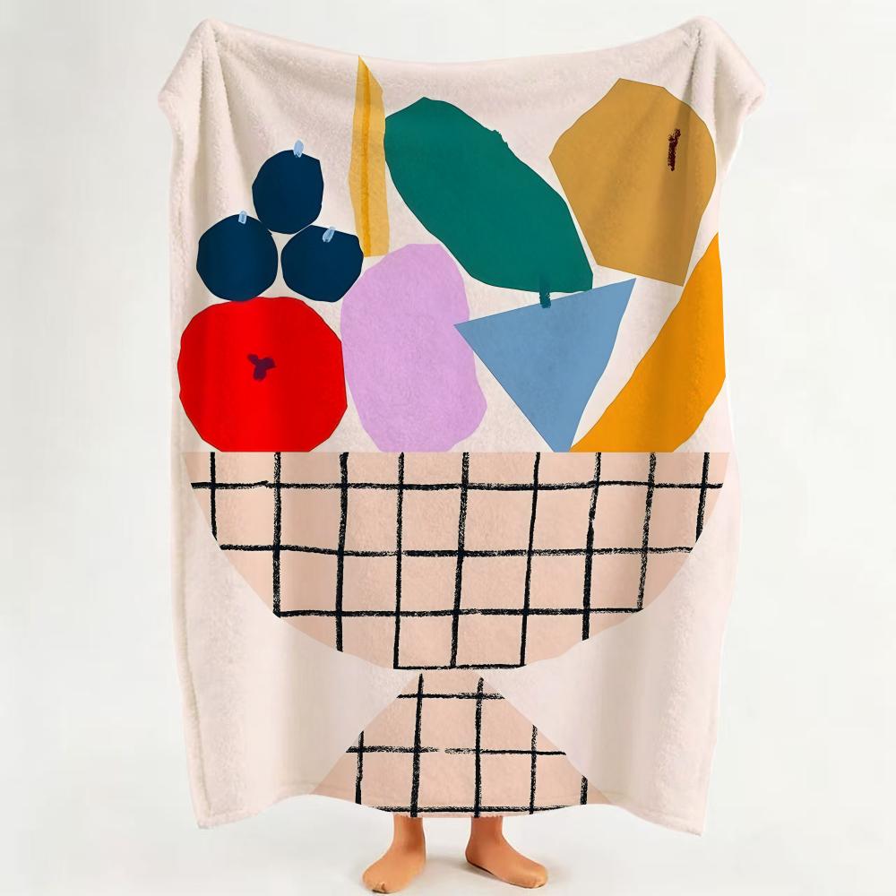 Illustrator M Matias Larrain Throw Flannel Throw Blanket Suitable for Sofa Living Room Bedroom