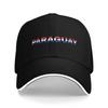 Unisex Paraguay Flag Hat Fashion Baseball Cap Trucker Hat Travel Headewear Adjustable Fit