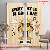 2pcs 2D Flat Printing Drapes Happy Sun Smiling Cloud Polyester Without Electricity Party Decorations for Room Bedroom Wall Decor
