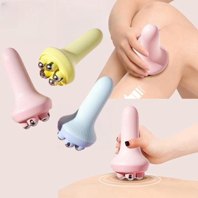 Dualswish, вращающийся на 360 градусов стальной шарик, ручной массажер, портативный массажер, роликовый массажер для расслабления мышц