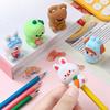Милая мультяшная точилка для карандашей Kawaii мини-точилка для карандашей портативный резак для ручек детские канцелярские принадлежности подарки школьные принадлежности