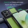 Для Motorola Moto G06 Чехол Для Motorola Moto G06 TPU Чехол Противоударный TPU прозрачный черный каркас Чехол Для Motorola Moto G06