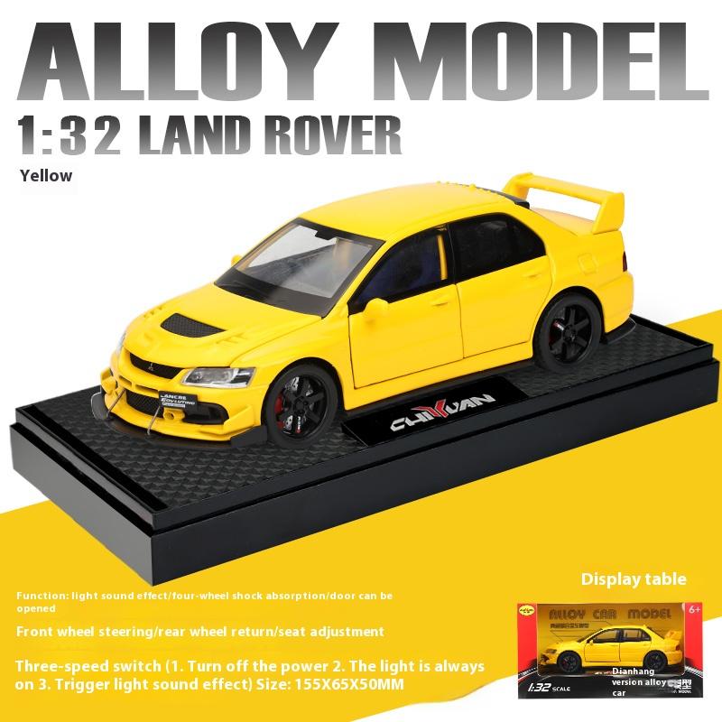 Mitsubishi EVO Model Alloy 1:32 Simulated Jdm Sports Car, Children's Toy Collection Model Ornaments for Boys Gifts