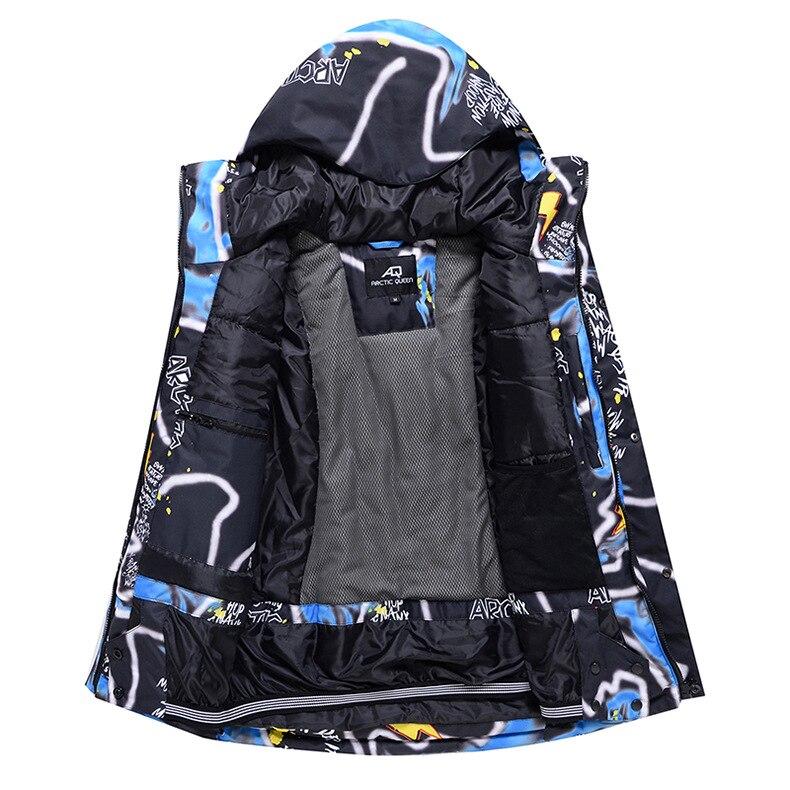 Мужская лыжная куртка, зимняя дышащая теплая спортивная зимняя куртка, мужская водонепроницаемая ветрозащитная куртка для катания на лыжах и сноуборде