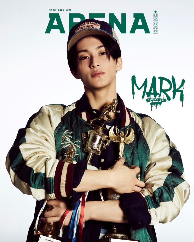 2025.3 ARENA HOMME+ NCT MARK Cover