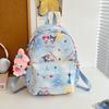 Adorable Nylon Backpack For Kids Cartoon Pattern Unisex Lightweight School Bag