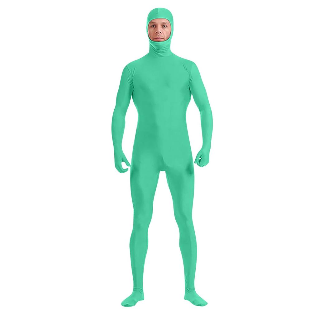 Zentai Suit Cosplay Leotard Full Bodysuits Green Screen Suit Halloween Costumes
