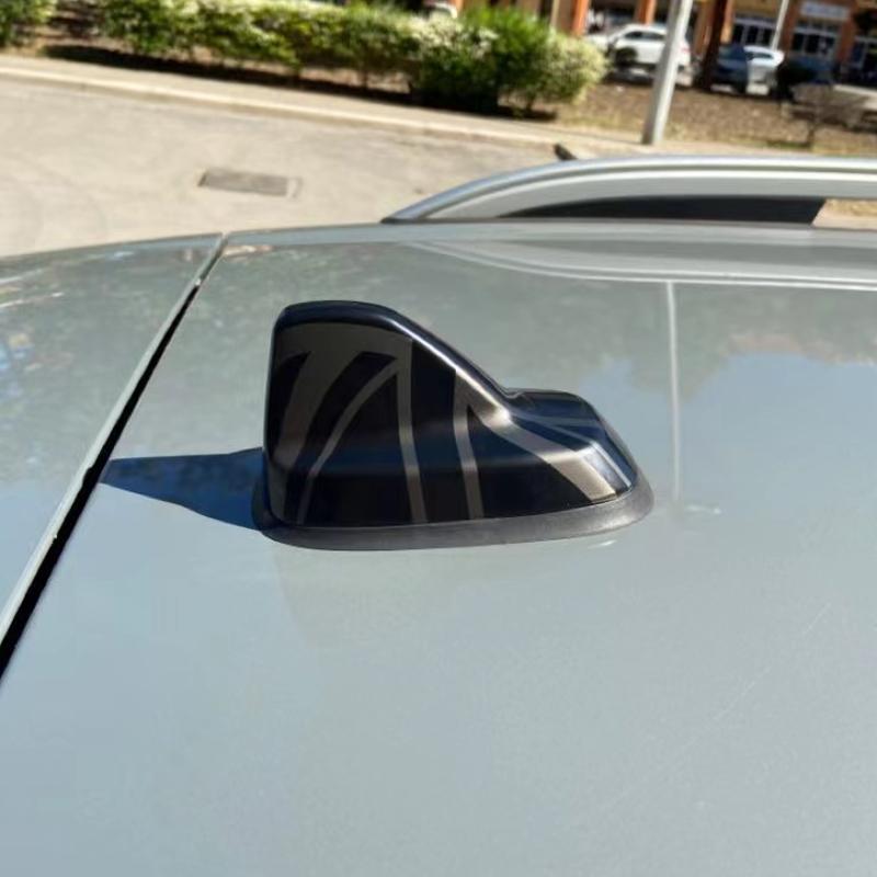 Углеродное волокно с узором, внешняя отделка автомобиля, украшение для антенны, наклейка, наклейка для MINI Cooper F54 F60 Clubman Countryman