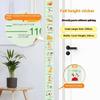 2M Height Child Growth Chart Waterproof Height Measuring Tape New Growth Chart Sticker  Home Use