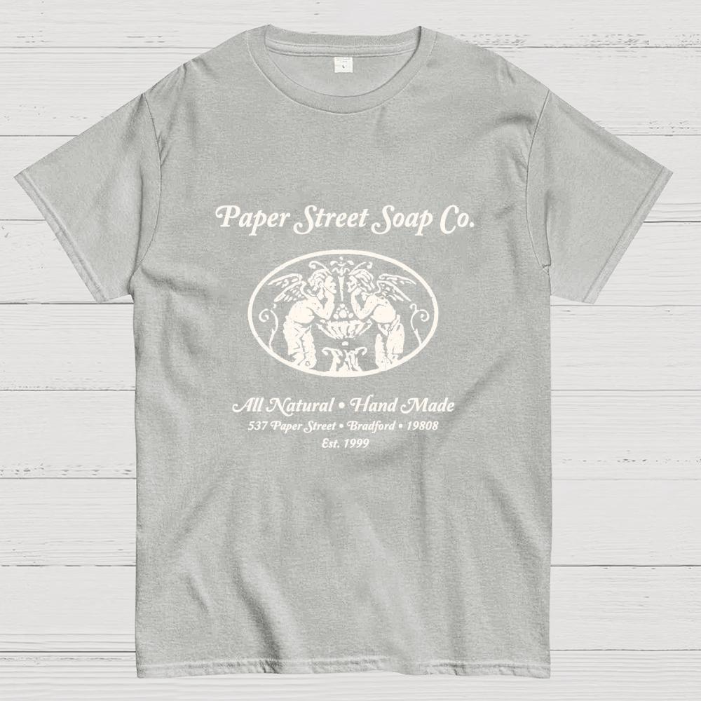 Paper Street Soap Company Арт-принт Хлопок Повседневный Крутой Свободный Футболка