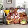 Одеяла «Плохой парень», супер мягкое фланелевое одеяло с рисунком TBG, теплое и легкое детское постельное белье, диван, стулья, все сезоны