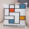 Piet Mondrian Geometric Line Color Block Pillowcase Soft Plush Throw Cushion Cover Decor Nordic Style Pillow Case for Sofa Home