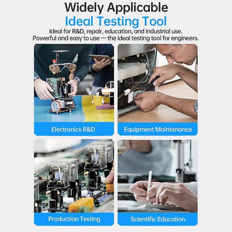 FNIRSI LC1020E Handheld LCR Bridge Meter - Professional Handheld Digital Multimeter for Resistor/Capacitor/Inductor Testing, 100Hz - 100KHz