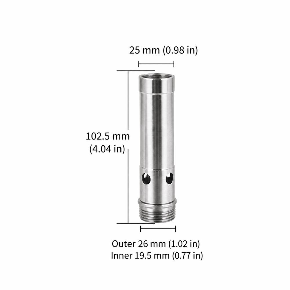 Stainless Steel Fountain Nozzle G3/4 Male Thread G1/2 Female Thread Easy Installation Fountain Spray Head Fountain Sprinkler