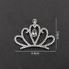 Children'S Crown Hair Accessories, Alloy Children'S Headgear Rhinestone Crown Accessories, Jewelry Bow Decorative Accessories