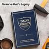 Дневник историй папы (Твердая обложка) – Рукописный журнал для папы, чтобы поделиться историей своей жизни и воспоминаниями | Сентиментальные подарки на день рождения папы,