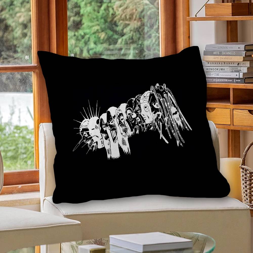 S-Slipknots Heavy Metal Band Pillow Gifts Home Office Furnishings Bedroom Sofa Car Cushion Cover Case 45X45Cm