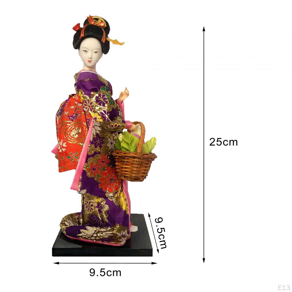 Этнические японские куклы гейши, азиатская кукла, статуэтка леди для украшения стола