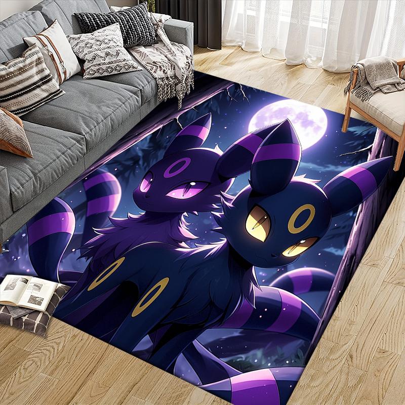 Eevee Square Area Rug, Non-Slip Floor Mat for Bedroom, Perfect Gift for Eevee Fans.chl