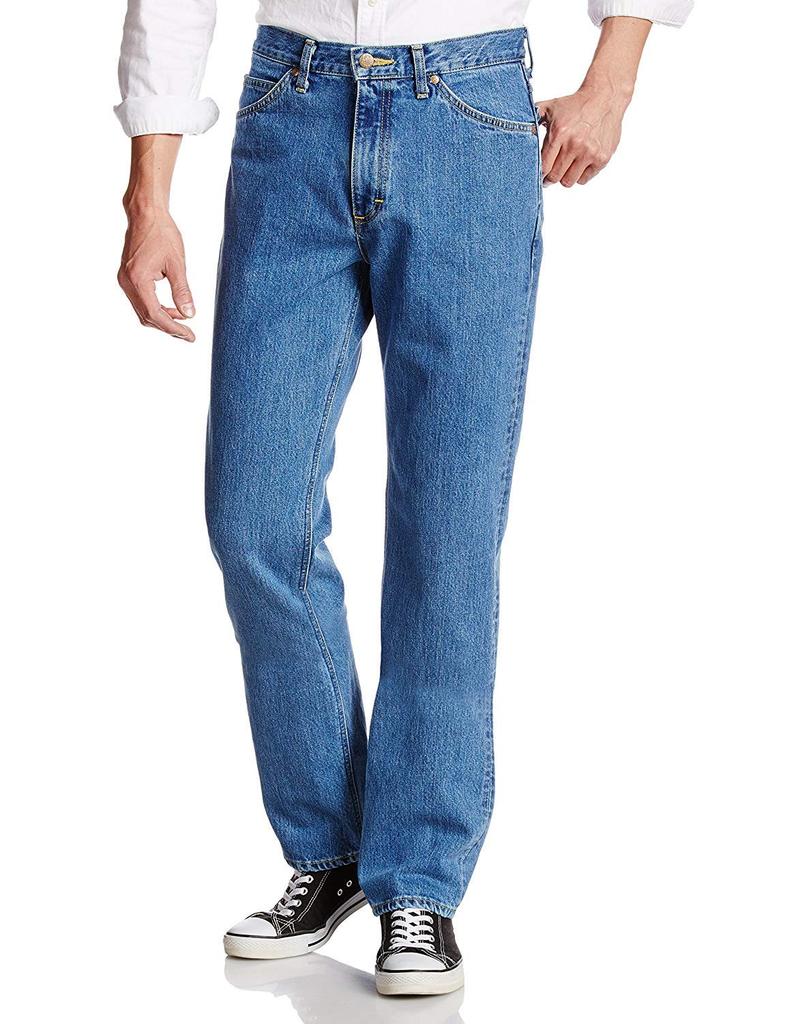 Lee American Standard 201 Прямые джинсы Мужские Средне-синие 2 29