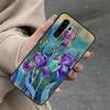 Чехол-картина 'Ирисы' для Huawei Nova 9 SE 10 5T 11i 8i 7i 3i Y61 Y91 Y60 Y70 Y90 P20 P40 Lite P30 Pro