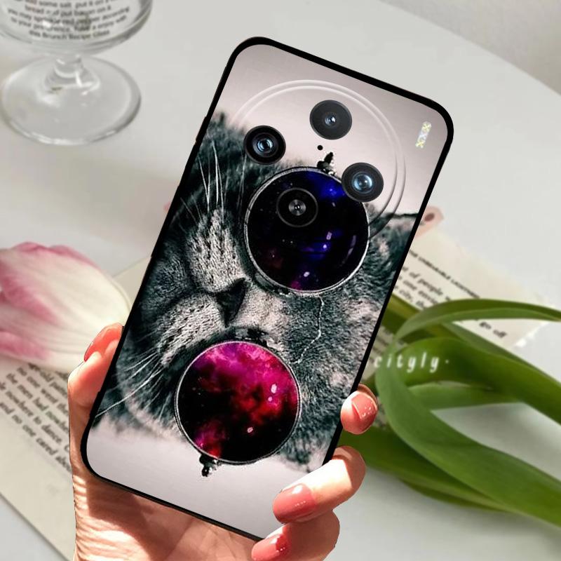 Чехол для Vivo X200 5G V2415A Защита камеры Силиконовый ТПУ Модный Чехол для Телефона Для VIVO X 200 Pro Capa X200Pro mini Бампер Чехлы