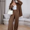 Women Long Sleeve Blouse and Pants Casual Two Piece Suit Sets