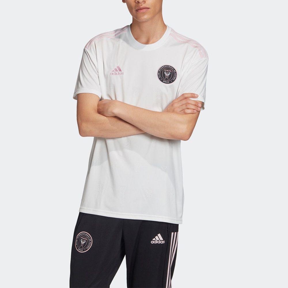 adidas Мужские белые футболки для футбола, умеренный прямой крой, EH8628