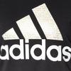 Adidas Front Large Logo Print Breathable Casual Short Sleeve T-Shirt Women T-Shirts Black CV4561