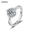 Линдон Женщины сплав стразы Кольца Вечеринка Юбилей Изящные Ювелирные Изделия Кольцо