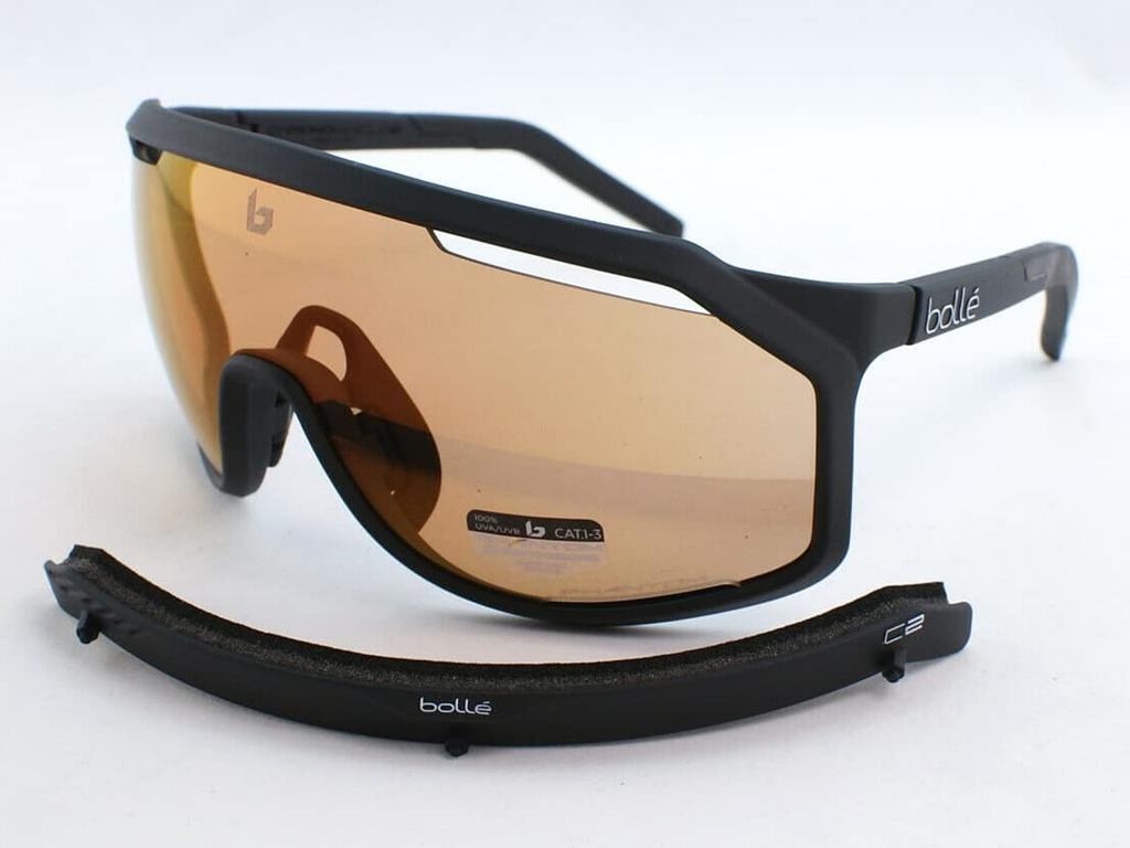 Солнцезащитные очки для велоспорта bolle CHRONOSHIELD Phantom High Construct Dimmable Matte Black 12634 Линзы и