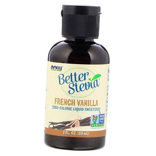 Стевия, подсластитель, не содержащий калорий, Better Stevia Liquid, Now Foods  59мл Без вкуса (05128003)