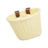 Kids Bike Basket Bicycle Portable Handwoven Front Handlebar for Girls Children