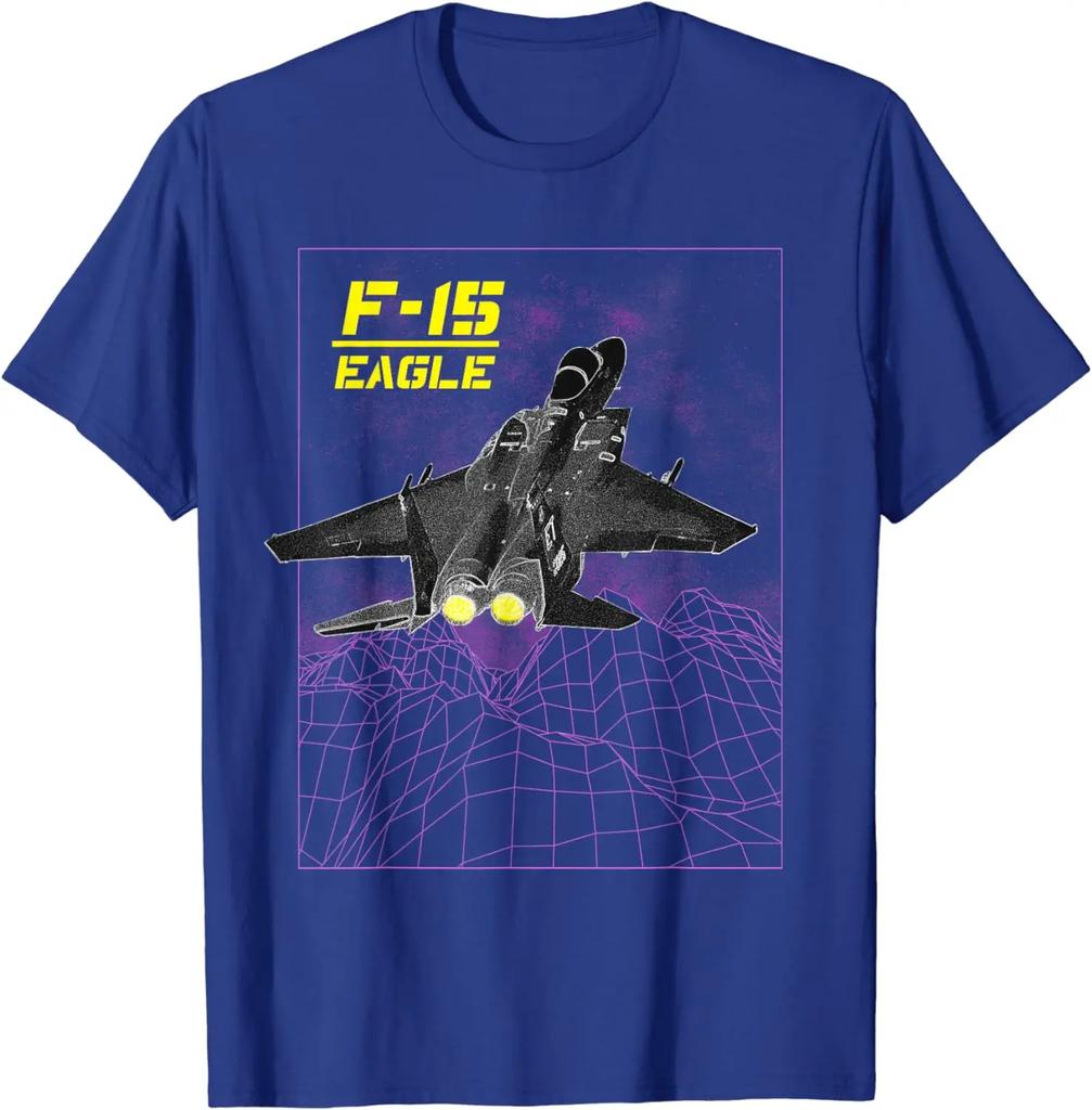 F-15 Eagle Fighter Jet T-Shirt Short Sleeve Casual Cotton O-Neck Shirts