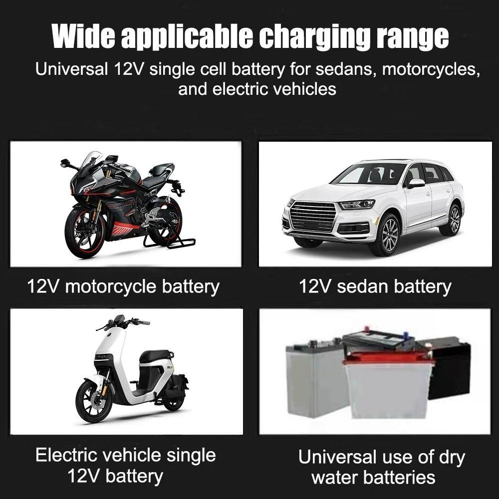 12V 2A Car Battery Charger LED Display Power Adapter Lead Acid Battery Charger  Lead Acid Battery