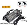 AC Adjustable Power Adapter DC 3V-12V 10A Universal Adapter With Display Screen DC Connector For 2835 5050 LED Strip EU US Plug