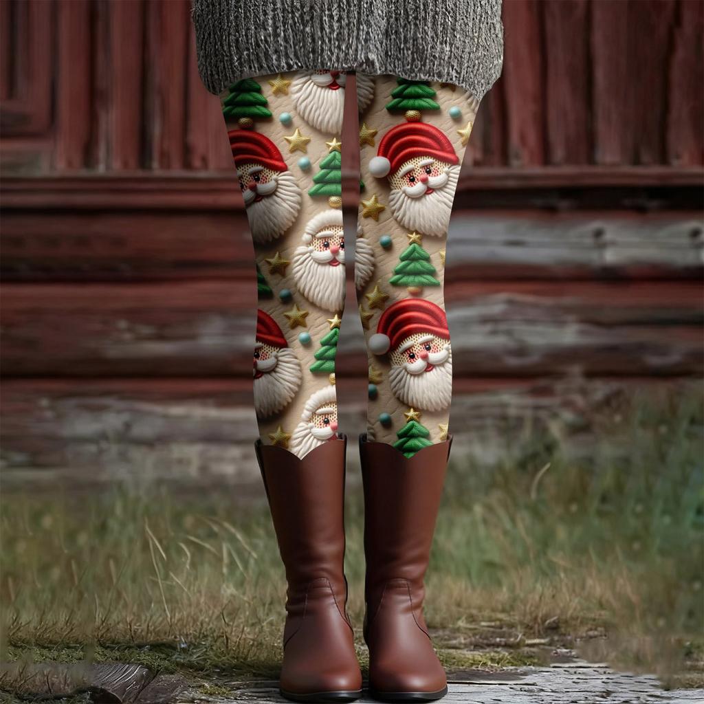 Женские повседневные модные уличные брюки для йоги с принтом на Хэллоуин, облегающие эластичные укороченные брюки