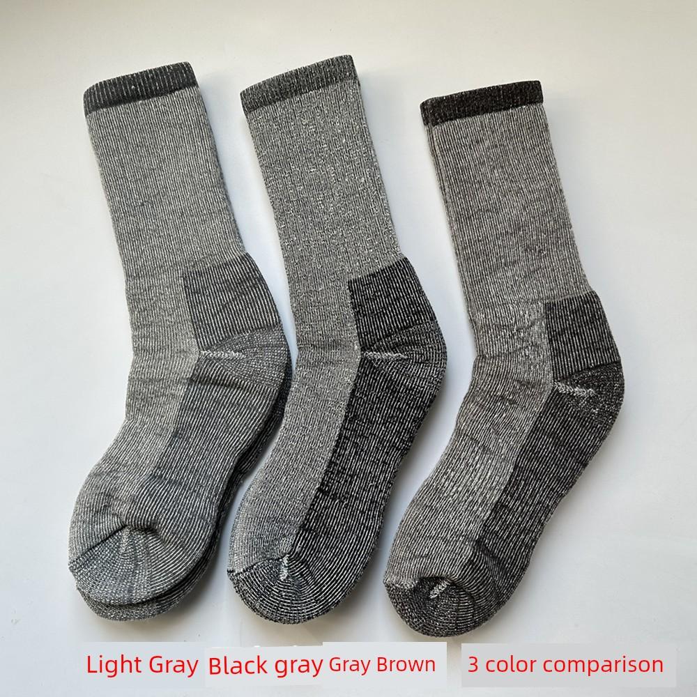 Recommended Merino Wool Thick Socks for Winter Outdoor Use, Warm and Thickly Padded for Good Coverage, Odor-Resistant and Comfortable