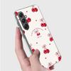 Cherry Bow Phone Case for Samsung A16 A26 A36 A56 A17 A37 A57 A07 A06 A02S A03 A04S A05S Galaxy Note 20 10 A50S A71 A51 A31 A30