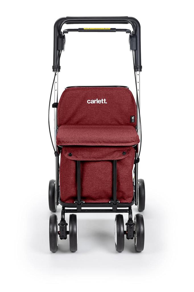Carlett - Тележка для покупок и ходунки с сиденьем для пожилых людей