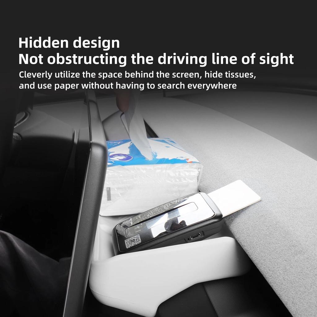 Для Tesla Model3 Центральный экран управления задний лоток для хранения модели 3 Highland 2024 ящик для хранения приборной панели аксессуары для салона автомобиля